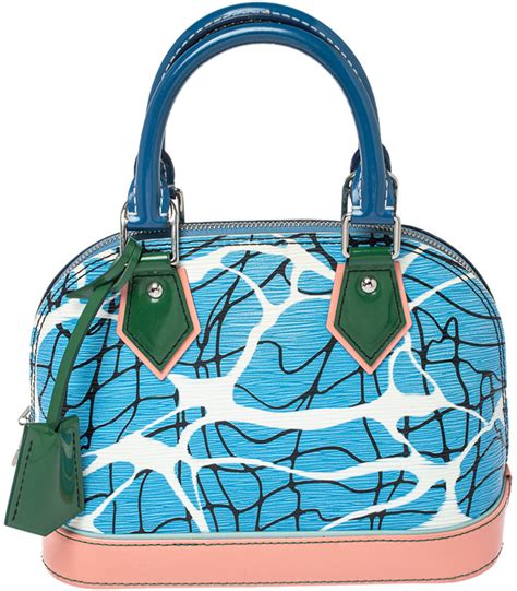 louis vuitton aqua bag